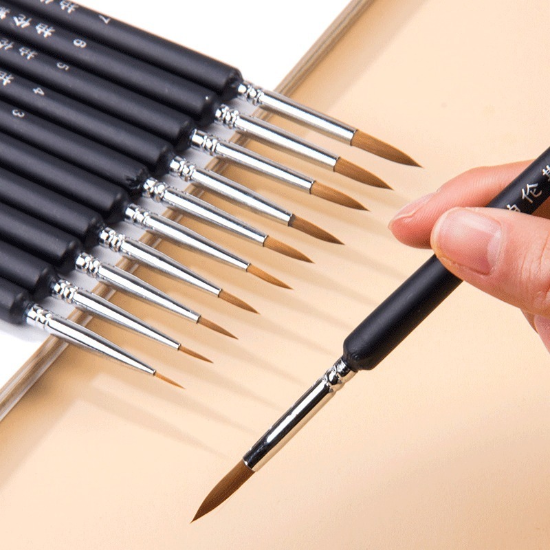 Pinceaux de peinture miniature - Gouache Paint Set avis et prix
