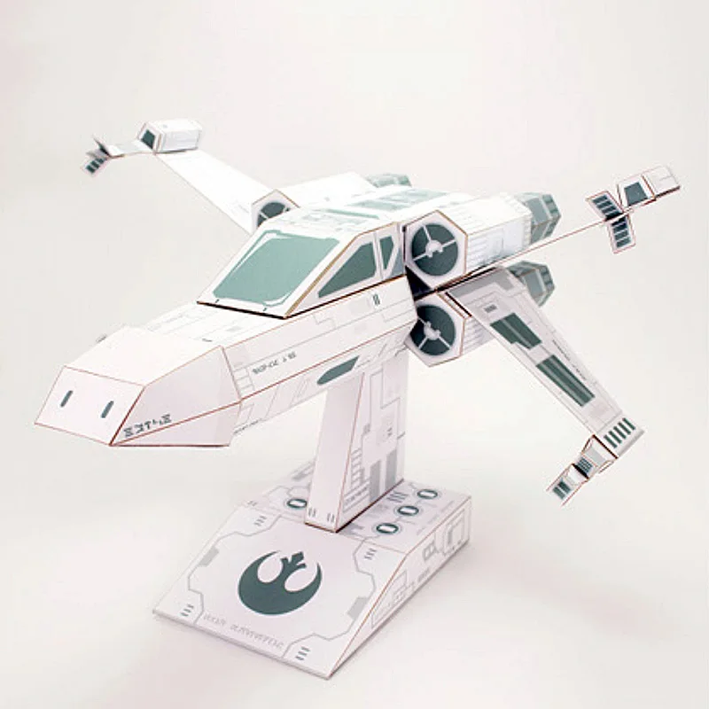 X-WING combattant papier blanc - Art Craft Cardboard avis et prix